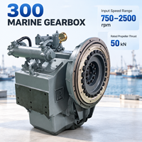 Boîte de vitesses marine SCDC ADVANCE 300, 750-2500 tr/min, rapport de réduction 1,87-5,44, transmission marine pour bateau de pêche, bateau de travail, navire de transport de marchandises