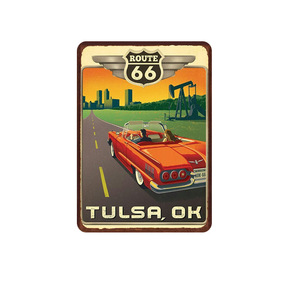 Letrero Metálico Vintage para Garaje, Texaco, Mobilgas, Retro, Decoración de Pared para el Hogar, Placas Rústicas Kubang 30x20 UV - Product Image 5