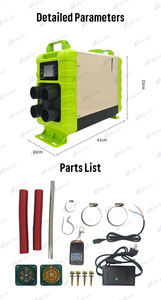 Portable tout-en-un Parking Diesel intégré 8kW climatiseur nouvel état 12V 24V <span class=keywords><strong>tuyau</strong></span> en plastique pour camion bateau Bus voiture - Product Image 3
