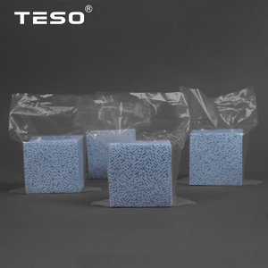 <span class=keywords><strong>TESO</strong></span> Tissu en polypropylène 100% recyclé écologique bleu, tissu de nettoyage pour salle blanche industrielle, logo personnalisé pour un nettoyage efficace - Product Image 5