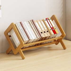 <b>Desktop</b> Wooden Bookshelf For Kids Student Simple Storage <b>Shelf</b> For Desk Bedside Windowsill Living Room Bedroom - Product Image 5