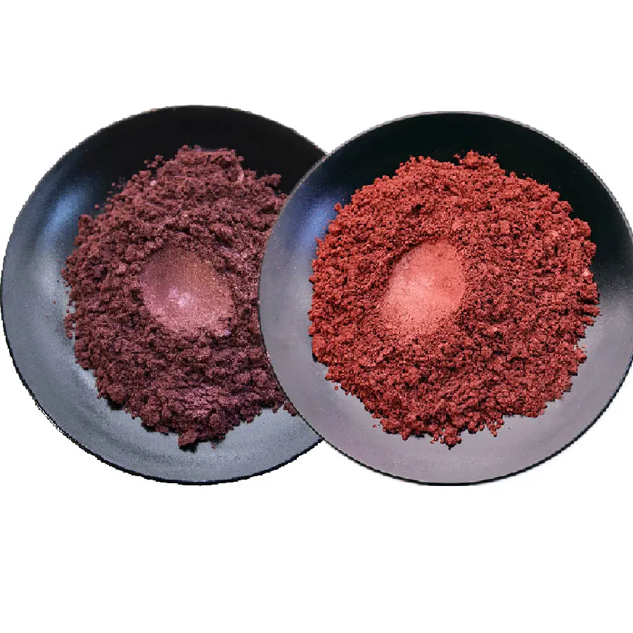 Mica Importeur Parelmoer Pigment Voor Keramische Inkt Inkt Pigment Bruin Rood Fuchsia Kleur