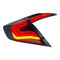 Feux arrière de haute qualité, ensemble modifié, LED DRL effet ciel étoilé, clignotants séquentiels pour Honda Civic 16-21