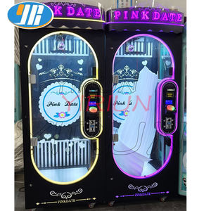 YIRUN Indoor Rosa Date Doll Schneidepreis-Großspielzeug-Geschenk Schere-Geschicklichkeitsspiel 2 Win Arcade-Münzspielautomat zum Verkauf - Product Image 2