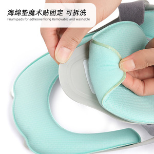 Kerah perenggang leher dapat diatur, perangkat traksi leher tengkuk sejajar tulang belakang traksi rumah - Product Image 5