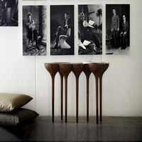 Degas / Mid-Century Buchenholz Massivholz Eingangsbereich-Konsole Wandtisch Wabi-Sabi Schrank Schreibtisch Wohnmöbel Guangdong