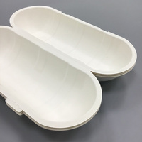 Scatola in Fibra Modellata Riciclabile con Design Personalizzato Gratuito, Confezione per Set Skincare, Scatola in Fibra Modellata a Conchiglia