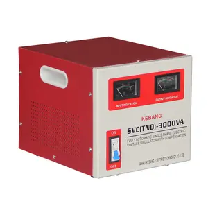 Stabilisateur de tension monophasé Svc 1000 Watt 1000 w 1kva 1.5kva 2000w relais ou régulateur de tension automatique servo Avr 2kw