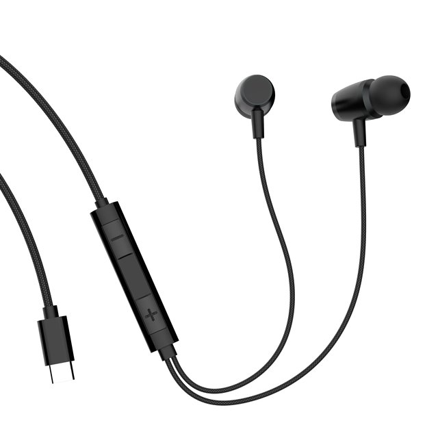 Type-C Wired Earphones Original Music Headphones IPX4 Water Resistance In-Ear