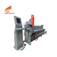 Machine de copie manuelle pour fenêtres et portes en aluminium, petite machine de perçage de profilés en aluminium CNC 3 axes