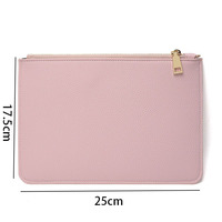 Sac de poignet de banquet de luxe personnalisé pour femmes pochette de mode en cuir PU souple avec fermeture à glissière modèles imprimables durables en gros