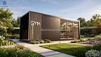 Skyacross Container Factory : Bâtiment préfabriqué moderne pour jardin, extérieur, salle de sport, studio, bureau, abri ou maison