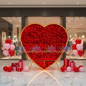 <span class=keywords><strong>OBBO</strong></span> วันหยุดแสงการออกแบบใหม่สำหรับ Led กลางแจ้งถนนตกแต่ง Motif 3D รูปหัวใจซุ้มประตูไฟ - Product Image 2