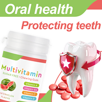 Gomme da masticare multivitaminiche OEM con vitamine A, C, D, B6.
