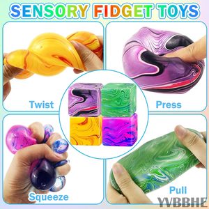 Fidget Cube Giocattoli Antistress Morbidi Palline Antistress per Bambini e Adulti Sollievo dall'Ansia Palla di Maltosio Giocattolo Sensoriale per ADHD Autismo - Product Image 2