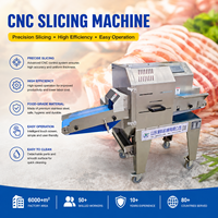 Machine à découper et à trancher la viande ZEKO en acier inoxydable CNC pour le bœuf frais, le poulet, le porc, la viande de charcuterie, la transformation alimentaire commerciale