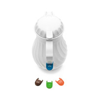 Jarra Térmica Moderna de Plástico con Tapa de Empuje, 1.5L, Aislada, para Bebidas Frías