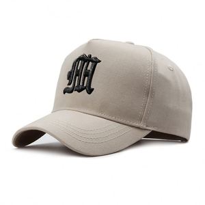 Casquettes de baseball snapback brodées 3D avec logo personnalisé, 5 panneaux, visière incurvée, motifs imprimés léopard et à carreaux, casquette à bordure - Product Image 1