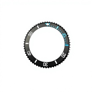 Nouvel Arrivage H&T Insert de Lunette de Plongée en Céramique Noire 007 009 38mm Léger Finition Mate Pièces de Montre - Product Image 6