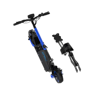 Trottinette électrique tout-terrain KOOLUX U1PRO, autonomie 80 km, siège pliable, design pliable, étanche IPX4, cadre en aluminium, contrôle par application, vitesse maximale 25 km/h