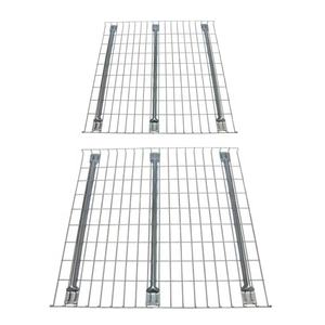 Jala kawat Decking disesuaikan sistem rak gudang industri gaya menyala dukungan saluran saluran dilipat palet Racking kawat kargo - Product Image 3