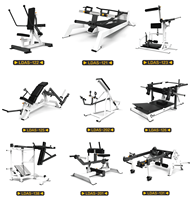 TOPTONS Machine à rehausser les épaules debout Land Logo Gym Equipment Pec Fly Debout Latéral Delt Raise Machine