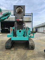 Pile driver automatisé équipé de GPS, alimentation automatique, haute efficacité pour les systèmes de montage au sol solaires.