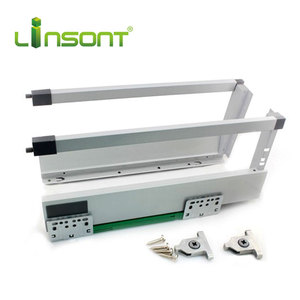 Linsont H119 Mềm Đóng Duy Nhất Chiều Cao Đường Ray Nhiệm Vụ Nặng Nề Undermount Ngăn Kéo Slide Cho Nhà Bếp Hiện Đại Khách Sạn Căn Hộ Cho Bệnh Viện - Product Image 6