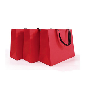 Bolsa de Regalo Ecológica de Papel con Base Ancha, Impresión de Logotipo Personalizada, Color Rosa y Azul Rey, para Boutique y Ropa - Product Image 3