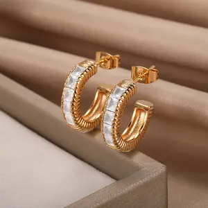 Ювелирные изделия с покрытием из золота 2022, ювелирные украшения-кольца Xinsamjin с золотой звездой, лидер продаж, женские модные серьги из Дубая с новым дизайном