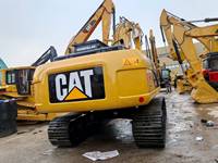Excavatrice CAT 320D d'occasion avec moteur et pompe, 0-2000 heures, composants principaux en excellent état, inspection vidéo, origine Japon