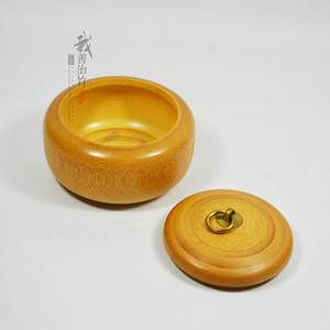 Bamboo Tea Caddy With Lid Storage Box For Tea Spoon And Packaging Organization Products - Product Image 3
