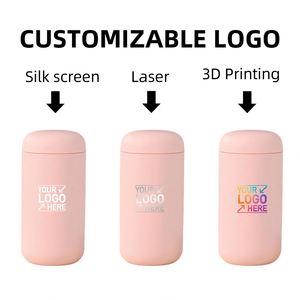 Custom logo 400ml Coffee Tumbler with Ceramic Interior and Splash Guard Vacuum Insulated Stainless Steel Travel Coffee Mug - Product Image 6