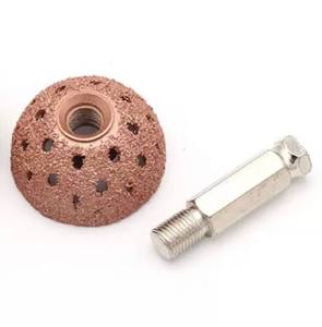 Juego de muelas abrasivas de escofina de Copa con ventilación de alta calidad, herramienta de mano duradera, cabezal de molienda de carburo de acero de tungsteno, 50x25mm, garantía de 24 meses - Product Image 2