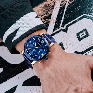Reloj con Logotipo Personalizado, Relojes de Cuarzo, Esfera con Números Romanos, Reloj Clásico para Hombre, Reloj Mini Focus 0415 Hombres - Product Image 5