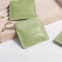 Sac à cosmétiques imperméable, Portable, sans fermeture éclair, petite pochette de maquillage à fermeture automatique pour femmes, Mini sac de rangement de voyage pour bijoux