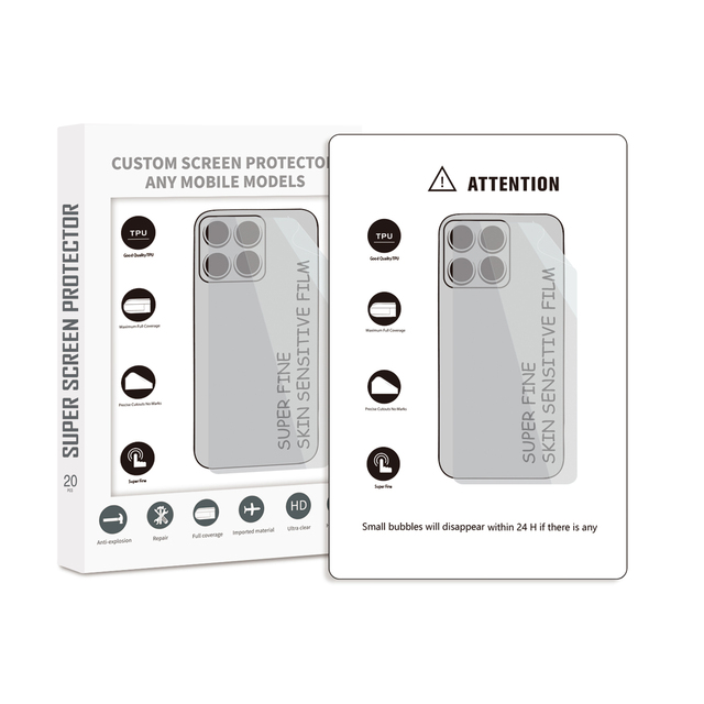 High-Definition/Matte 360-Degree Full Coverage Protective Film 5A Quality Skin-Feel Mobile Phone Back Sticker Skin