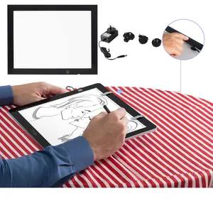 Tablet, tablet gráfico led, pintura, luz, placa de rastreamento, digital a3, mesa led, prancheta