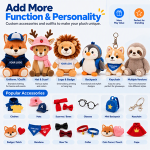 Mascota de Peluche Personalizada para Clubes de Conducción Todoterreno, Personaje de Peluche con Logotipo Impreso para Eventos de Fin de Semana, Kit de Artículos Promocionales, Juguetes - Product Image 5