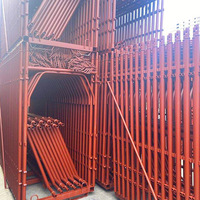 Système d'échafaudage modulaire en acier galvanisé de style italien, conforme à la norme EN 12811, tour d'échafaudage européenne pour l'extérieur