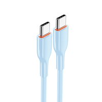Câble de données de charge rapide Type-C vers Type-C 60W pour iPhone et Samsung