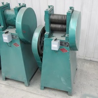 Machine à pointeuse manuelle pour fil d'acier, équipement de confection de fils coniques, rouleaux à double rainure, espacement réglable pour le tirage de lignes