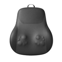 Coussin de massage Amazon pour le dos et le cou, entièrement automatique, 4 têtes de pétrissage et thérapie thermique avec contrôle de la minuterie, à brancher, pour le corps