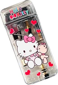 ไฟแช็คการ์ตูนคุโรมิ เฮลโลคิตตี้ เมโลดี้ ไฟ LED กระพริบ ไฟสีแดง กันลม แบบเติมแก๊ส ทำจากพลาสติก เหมาะสำหรับแจกเป็นของขวัญ - Product Image 4