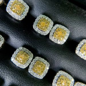 Pendientes de Diamantes Amarillos Naturales de 0.5CT en Oro Puro de 18K, Oro Real Au750, Joyería de Moda para Mujeres, Señoritas y Niñas, Gran Venta Xinfly - Product Image 2