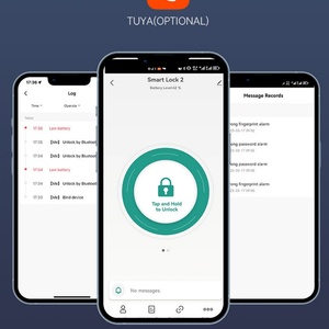Cerradura Inteligente Glomarket Tuya, Desbloqueo Remoto, Entrada sin Llave, Contraseña Digital, Tarjeta, Huella Dactilar Biométrica, Aleación de Aluminio, Cerradura en la Nube - Product Image 6