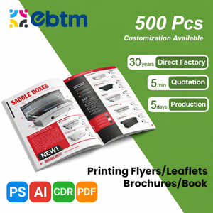 Folletos Personalizados OEM <span class=keywords><strong>de</strong></span> Fábrica Directa, Papel Recubierto, Encuadernación Perfecta, Diseño Gratuito, Logotipo Personalizado para Marketing y <span class=keywords><strong>Publicidad</strong></span> - Product Image 2