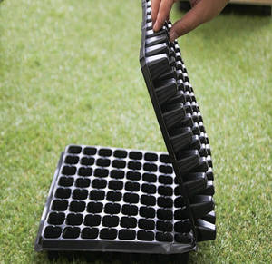 Bandejas de Plástico de Poliestireno Grueso Reutilizables Green <span class=keywords><strong>Sen</strong></span> de 72, 128 y 200 Celdas para Semillas de Vegetales y Flores - Product Image 5