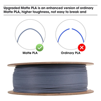 Filament d'impression 3D ESUN PLA-Matte 1,75 mm 1 kg Vert Morandi, tige en plastique, acide polylactique, imprimante FDM, haute résistance, marque réputée
