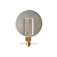 Fond du boîtier en acier inoxydable et connexion en laiton-manomètre à Capsule-manomètre Mbar-manomètre gemicro-manomètre à Micro-pression sous vide